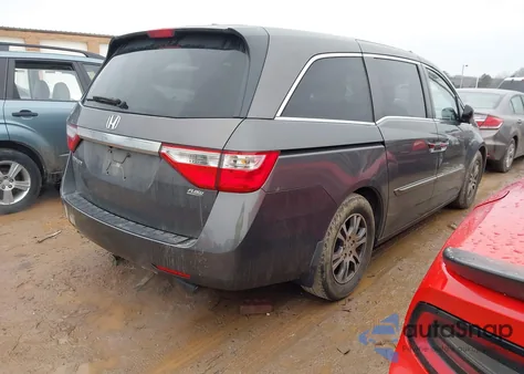2012 Honda Odyssey Ex-L из США, поврежденный, VIN 5FNRL5H60CB142326